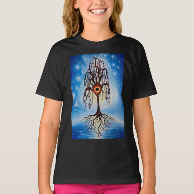 Camiseta A árvore depressiva da mente (Frente)