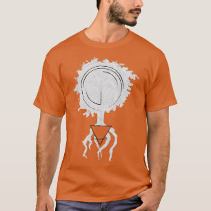Camiseta A árvore plantada na Cinza terrestre