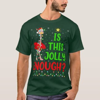 Camiseta A Árvore Xmas De Iluminação É Esta Jolly Chega De 