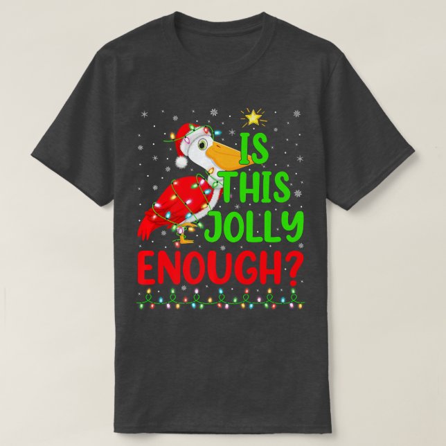 Camiseta A Árvore Xmas De Iluminação É Suficiente Para A Ch (Frente do Design)
