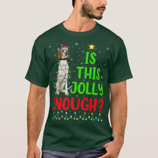 Camiseta A Árvore Xmas É Suficiente Para O Ponteiro Inglês