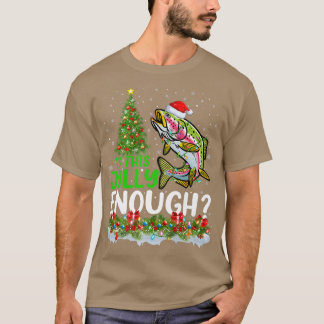 Camiseta A Árvore Xmas É Um Peixe Arco-Íris Suficiente.