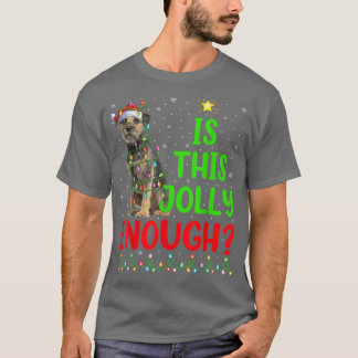 Camiseta A Árvore Xmas É Uma Fronteira Suficiente Para Terr