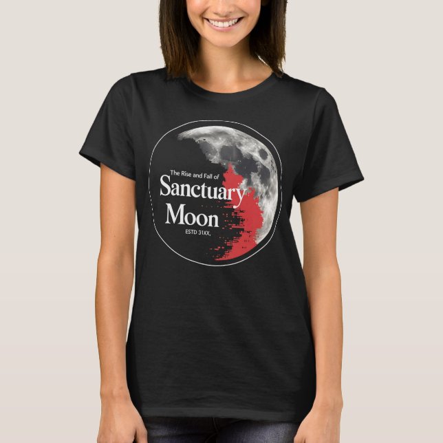 Camiseta A ascensão e queda da Lua Santuária (Frente)
