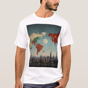 Camiseta A ascensão geopolítica da China no Palco Mundial