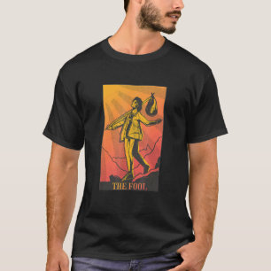 Camiseta A Astrologia Do Cartão Tarot Fool Oculta Hobo Com 