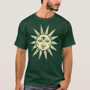 Camiseta A Astrologia do Horóscopo do Sol Tarot d Reader
