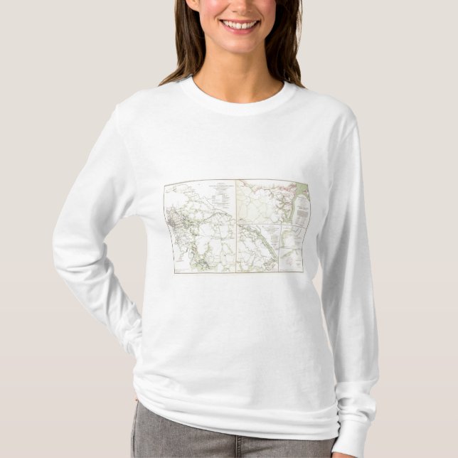 Camiseta A aterragem de HouseHarrison branco (Frente)