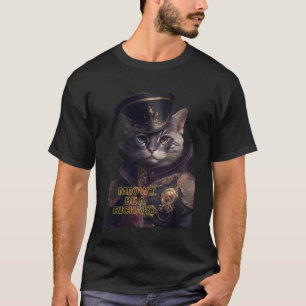 Camiseta A atitude do gato é Tudo Não seja um Richard