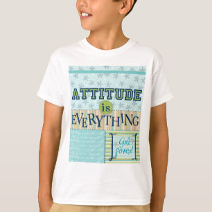 Camiseta A atitude é tudo