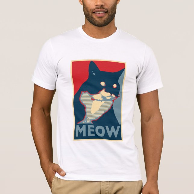 Camiseta A audácia do Meow (Frente)
