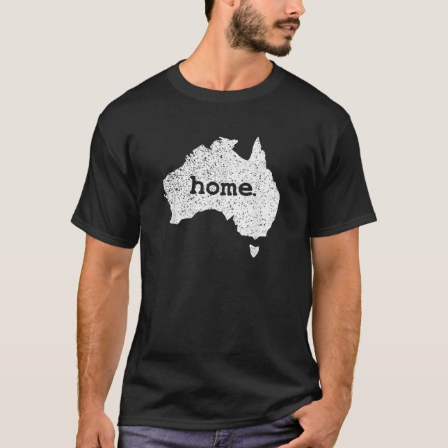 Camiseta A Austrália está em casa (Frente)