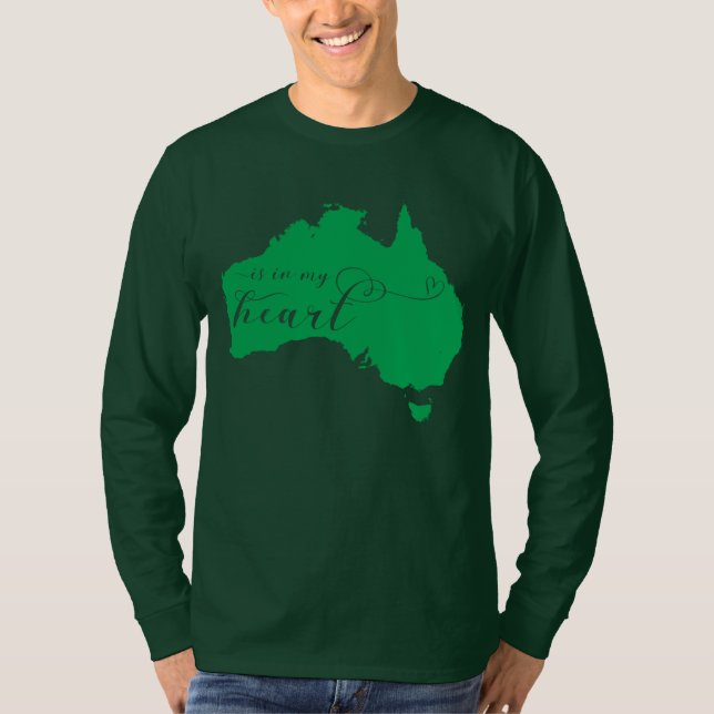 Camiseta A Austrália Está No Meu Coração (Frente)