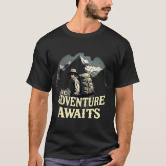 Camiseta A Aventura Aguarda Vintage Hiker T-Shirt