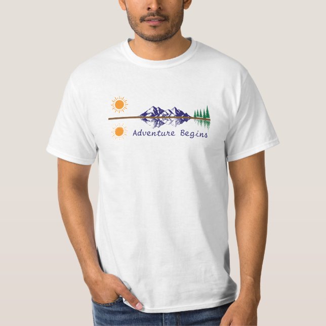 Camiseta A Aventura Começa (Frente)