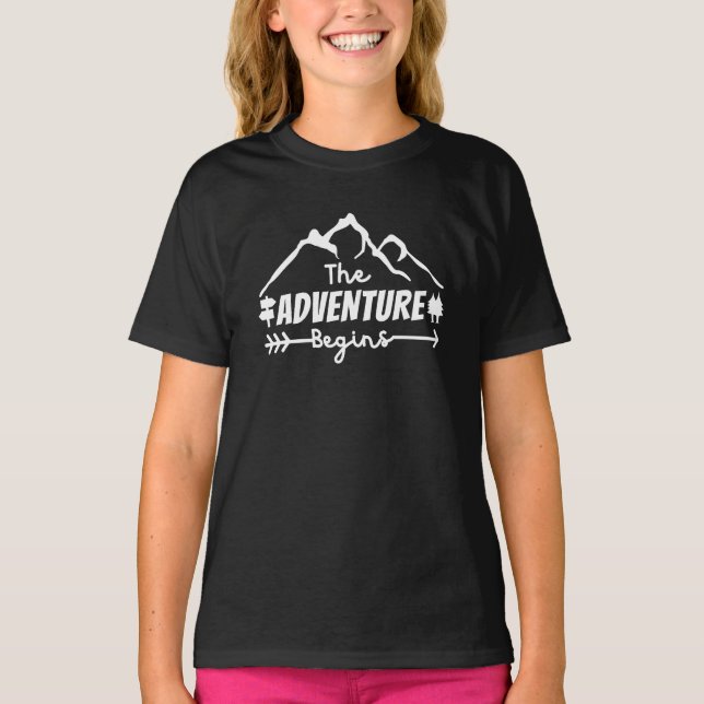 Camiseta A Aventura Começa  (Frente)