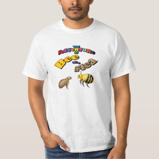 Camiseta A aventura da abelha e da pulga