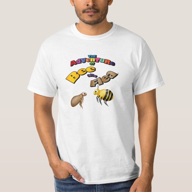 Camiseta A aventura da abelha e da pulga (Frente)