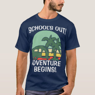 Camiseta A aventura das escolas começa a acampar drives