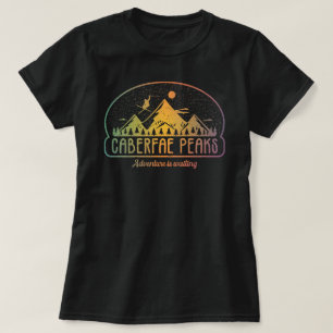 Camiseta A Aventura de Esqui da Retro Caberfae Picos está à