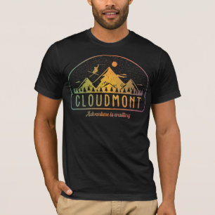 Camiseta A Aventura de Esqui do Retro Cloudmont está à espe