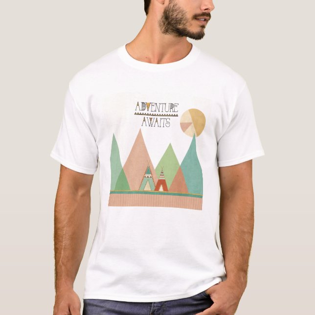 Camiseta A aventura de Geo III | do sudoeste espera (Frente)