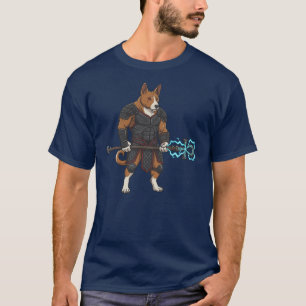 Camiseta A aventura do cão gladiador Basenji