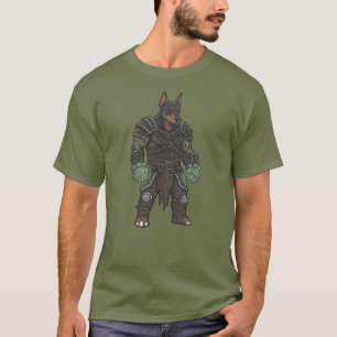 Camiseta A aventura do cão gladiador Pinscher alemão