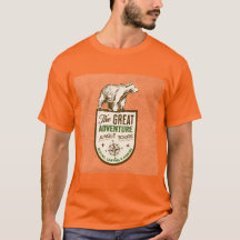 A aventura do excelente viaja homens T-Shirt
