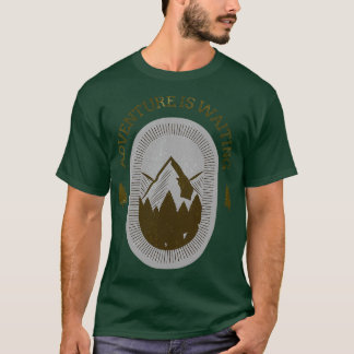 Camiseta A AVENTURA ESTÁ ESPERANDO Montanhas São2