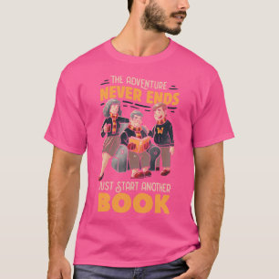 Camiseta A Aventura Nunca Termina De Começar Outro Livro
