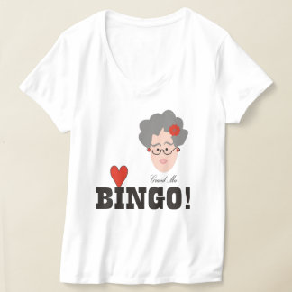 Camiseta A avó ama o BINGO