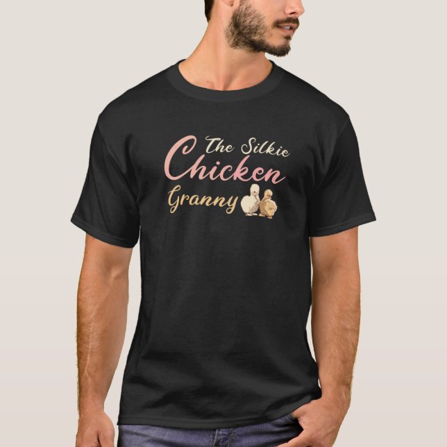 Camiseta A Avó da Galinha Silkie (Frente)