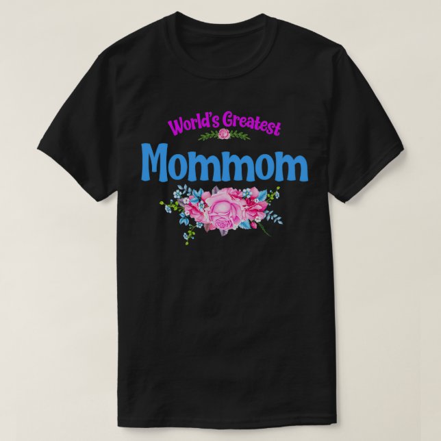 Camiseta A avó da maior mãe do mundo (Frente do Design)