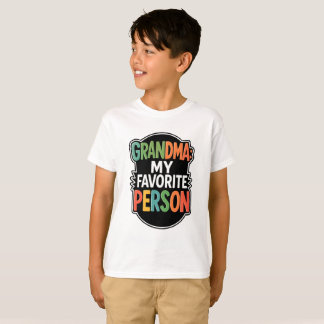 Camiseta A avó é a minha pessoa favorita