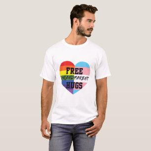 Camiseta A avó livre abraça bens da qualidade de LGBTQ (E)