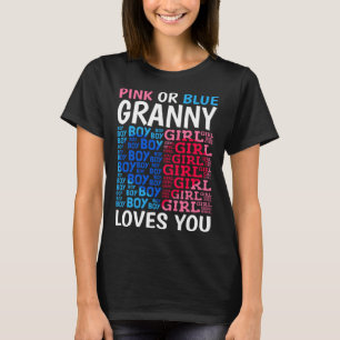 Camiseta A Avó Rosa Ou Azul Te Ama Sexo Reveal Baby S