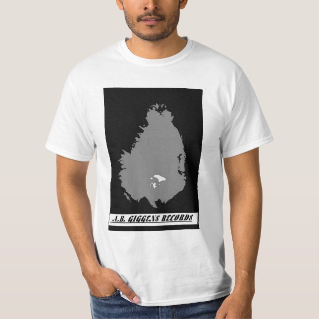 Camiseta A.B. Giggens grava o grande logotipo (Frente)