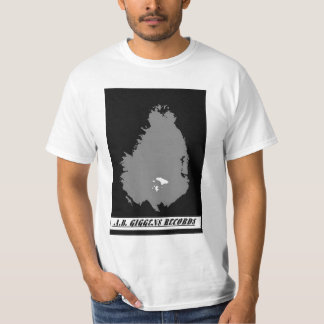 Camiseta A.B. Giggens grava o logotipo transparente