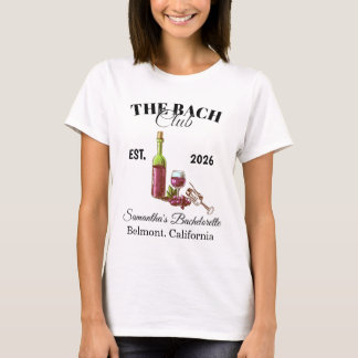Camiseta A BACH Club Bachelorette