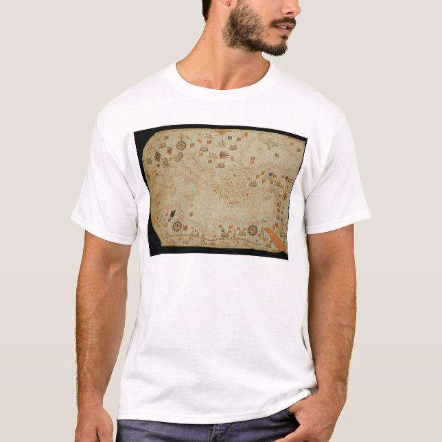 Camiseta A bacia mediterrânea inteira (Frente)