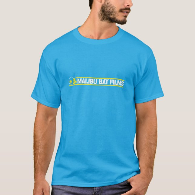 Camiseta A baía de Malibu filma o t-shirt - azul de Molokai (Frente)