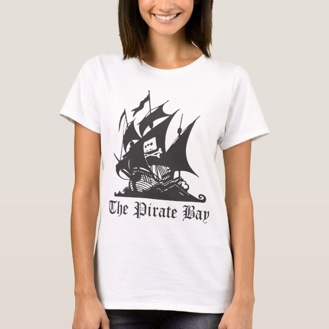 Camiseta A baía do pirata (Frente)