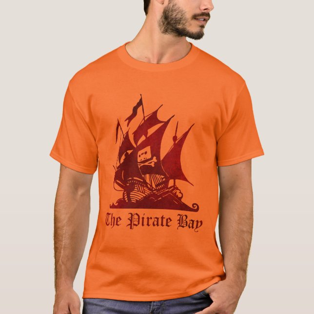 Camiseta A baía do pirata (Frente)