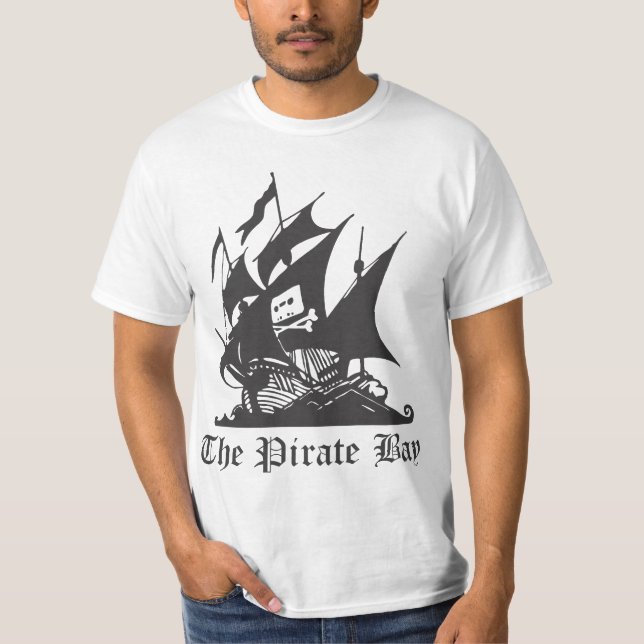 Camiseta A baía do pirata (Frente)
