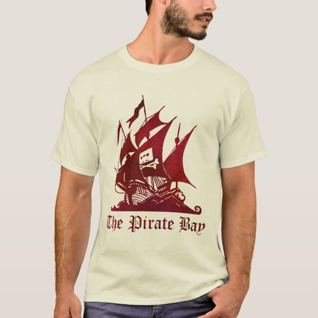 Camiseta A baía do pirata (Frente)