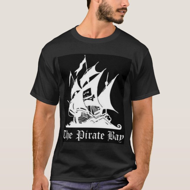 Camiseta A baía do pirata (Frente)
