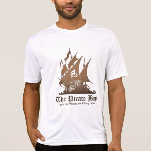 Camiseta A baía do pirata - a transferência legal está