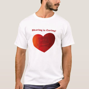Camiseta A baía do pirata: Compartilhar está importando-s