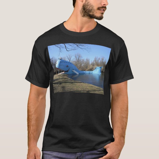 Camiseta A baleia azul de Catoosa (Frente)